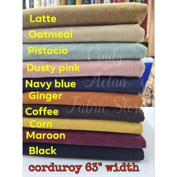 [legit] COTTON CORDUROY FABRICS 60 INCHES WIDTH Lazada PH