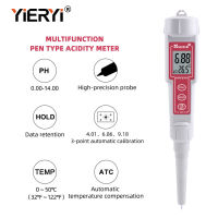 Portable CT-6025 Soil Acidity Meter Digital Waterproof Type pH Meter Multifunction Value Ph Tester With Backlight for Dough