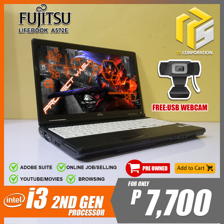 LAPTOP FUJITSU A572 CORE i3 2ND GEN PROCESSOR | Lazada PH