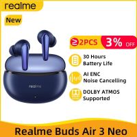 ZZOOI Realme Air 3 NEO TWS Wireless Earphone IPX5 With Bluetooth 5.2 AI ENC Noise Cancellation 30 Hours Battery Life For GT NEO 3