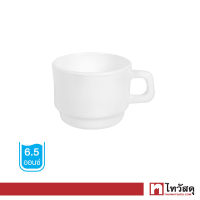 แก้วกาแฟ Basic KASSA HOME รุ่น XWB190 ขนาด 6.5 ออนซ์ สีขาว