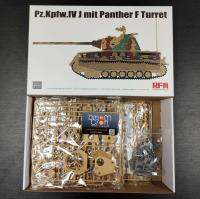 RFM 5068 1/35 Pz.Kpfw.IV J mit Panther F Turret  (โมเดลรถถัง Model DreamCraft)