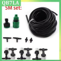 5m Automatic Garden Watering System 4/7mm Tube Gardening Drip Irrigation Misting Cooling Water Hose Connector Spray QB7LA