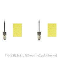 hk♞❈◕  2X USB Soldering Iron E10 Interface Battery Threaded Head(Pointed)