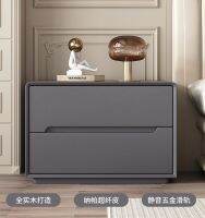 ◑ style bedside simple modern creative leather internet celebrity cabinet home bedroom storage