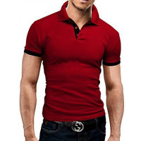 【YY】2023 new Polo Shirt Men Summer Stritching Mens Shorts Sleeve Polo Business Clothes Luxury Men Tee Shirt