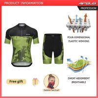 [IN STOCK]AIPEILEI Mens Cycling Jersey Cycling Short Sleeve Cycling Shorts Cycling Clothing Set Gel Pad Short Sleeved Road Bike Bicycling Shorts