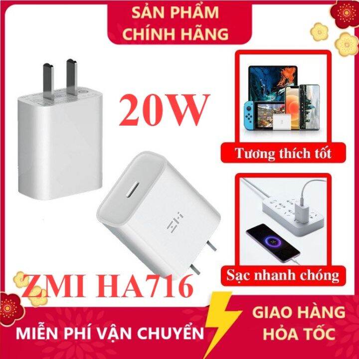 Củ sạc nhanh Xiaomi Zmi HA716 Type C ...