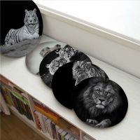 【CW】┅✱☂  And WhiteTiger Round Cushion Dining Anti-Slip Sofa