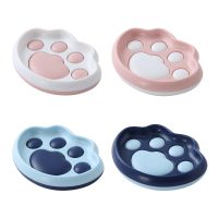 Wall Mounted Cat Paw Soap Box Soap Dish Dormitory Soap Organization