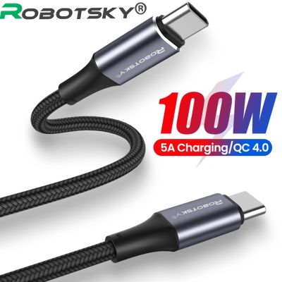 [HOT RUXMMMLHJ 566] Usb C การส่งผ่านสาย100W ที่ชาร์จแบบเร็วชนิด C-100W/60W Qc4.0 Fast - Aliexpress