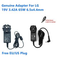 ที่ชาร์จอะแดปเตอร์สำหรับไฟฟ้ากระแสตรง19V 3.42A 65W AC DC LG-ADS-65FAI-19 19065EPG-1 19065EPCU-1จอภาพแท่นชาร์จผนังสวิตช์จ่ายไฟสลับ