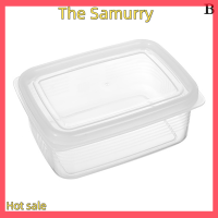 Samurry ✨Hot Sale✨ Car 1PC ข้าวผักแยกกล่องอาหารกลางวันแบบพกพาตู้เย็นกล่องถนอมผลไม้