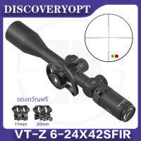 DISCOVERY ​VT-Z 6-24X42SFIRรุ่นใหม่ล่าสุด​ เส้นขยายตามการซูม​ ขาเลือกได้11มิล.หรือ20มิล.แจ้งทางแชทครับ ท่อ​ 30​มิล.อัดกาซไนโตรเจน​ กันน้ำกันฝ้