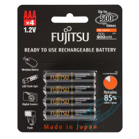 ถ่านชาร์จ Fujitsu AAA 950mAh แพ็ค 4ก้อน (ของแท้ 100%)