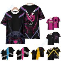 Unisex Adult Kamen Rider T-shirt Diend Zi-O Ex-Aid Decade Cosplay Costume Short Sleeve T-shirts