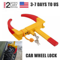 Heavy Duty Car Wheel Lock Clamp Boot Tire Claw Trailer Car Truck ATV RV Golf Carts Automotive Boat Trailers Anti Theft Lock