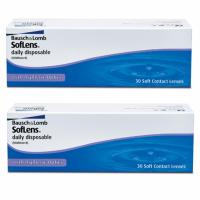 Bausch &amp; Lomb Soflens Daily แพ็ค 30 ชิ้น (2 กล่อง) คละเบอร์ได้