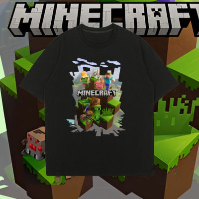 เสื้อยืดคอตตอนฤดูร้อน เสื้อยืด Minecraft Summer Cotton T-Shirt เสื้อยืดคอตตอนฤดูร้อน S-5XL