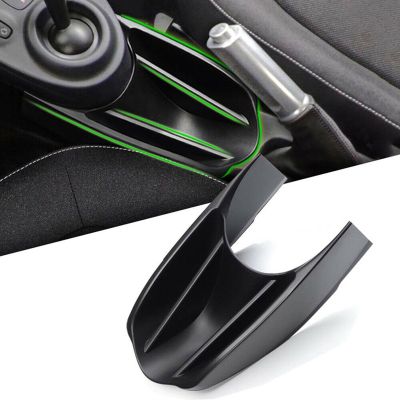 Car Center Console Handrail Armrest Storage Box ABS Black for Smart 453 Fortwo Forfour 2015-2019 Accessories