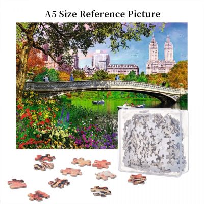 Central Park New York Wooden Jigsaw Puzzle 500 Pieces Educational Toy Painting Art Decor Decompression toys 500pcs