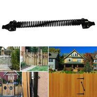 ◕❇❀ 14inch Gate Spring For Wooden Fence Outdoor Shed Door Heavy Duty Self Closing Garden Fences Durable Gate Spring Closer