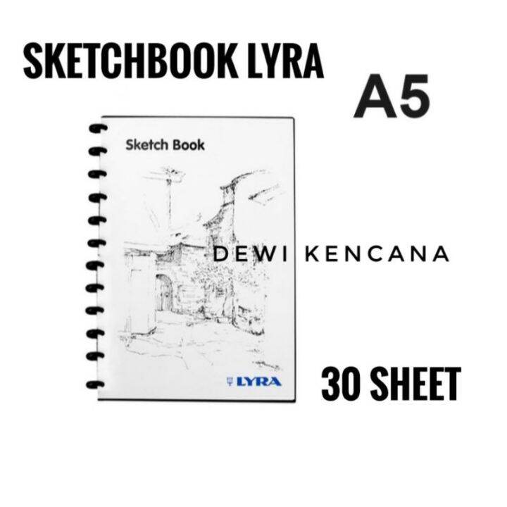 Buku Sketchbook LYRA A5 A4 A3 30 Sheets / Buku Menggambar dan Sketsa