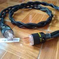 สายไฟเยอรมัน HELUKABEL YSLY -JZ 3G2.5  Triple Stream Power cord   หัวท้าย ACROLINK Cryo แบบโรเดียม ชุบทองและทองแดง