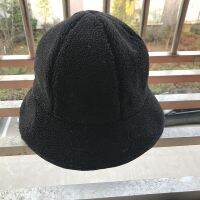 [COD] Lamb wool fisherman hat Korean version and sweet autumn winter British warm basin literature art soft girl furry