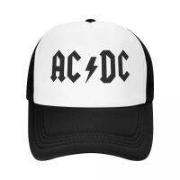 ที่กำหนดเอง AC DC เบสบอลหมวกผู้หญิงกลางแจ้งปรับโลหะหนักวงร็อค Trucker หมวกฤดูร้อน