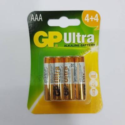 GP Ultra ALKALINE BATTERY AAA แพค 8 ก้อน