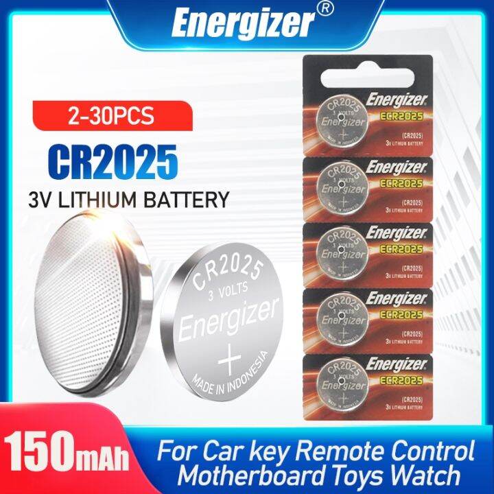 Original Energizer Cr2025 Cr 2025 3v Lithium Battery Dl2025 Br2025