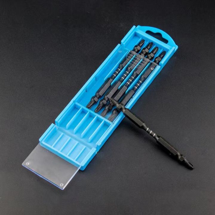 5pcs-100mm-length-ph2-cross-screwdriver-bits-set-hardness-magnetic-cross-screw-drill-bits-for-hand-drills-electric-drills-tools-screw-nut-drivers