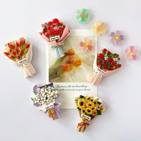 Creative Resin Bouquet Refrigerator 3d Stereo Magnetic Magnet Magnets Sunflower Rose Magnet