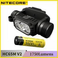 【lz】✇☌  NITECORE HC65M V2 Triplo Capacete Luz Branca Luz Vermelha max1750 Lumens Distância do Feixe 165 metros com 18650 3500mAh li bateria