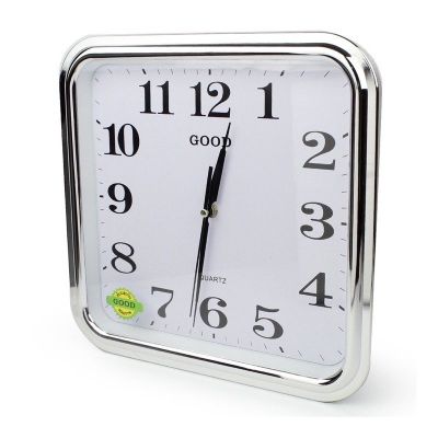 นาฬิกาแขวน ทรงสี่เหลี่ยม ขนาด 10 นิ้ว รุ่น Quartz-Clock