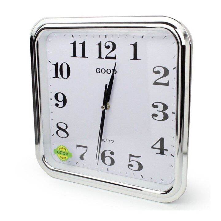 นาฬิกาแขวน-ทรงสี่เหลี่ยม-ขนาด-10-นิ้ว-รุ่น-quartz-clock