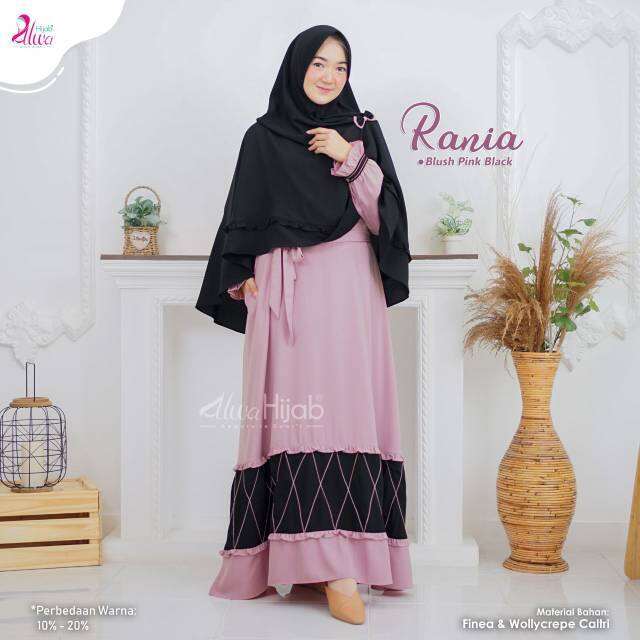 GAMIS SYARI RANIA ALWA HIJAB | Lazada Indonesia