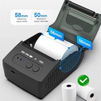 POS-5811 Portable Bluetooth Small Ticket Thermal Printer Bluetooth 4.0 Connection Factory sales Fax Paper Rolls