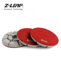 Z-LEAP 3" 4" Diamond Polishing Pad 3pcs Dry Wet Use Floor Stone Sanding Disc Marble Granite Floor Renovate Grinding Pads