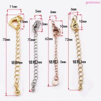 [Ready stock] Lobster clasp lock clasp pearl necklace clasp head hand link head buckle jewelry accessories extension chain chain clasp flat clasp cc007