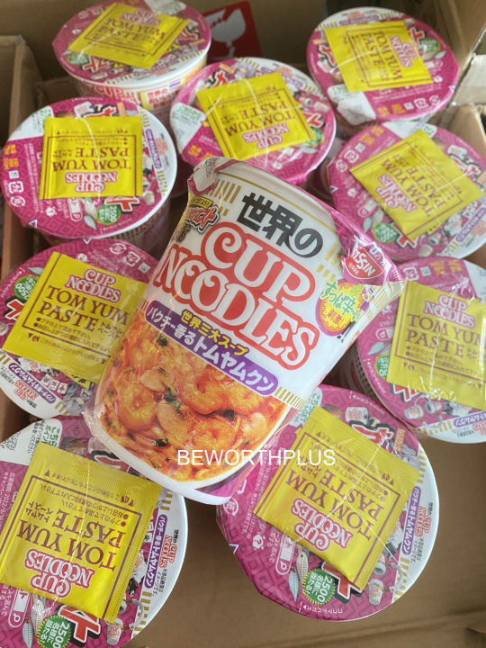 พร้อมส่ง-nissin-tom-yum-kung-noodle-รสต้มยำกุ้ง-เข้มข้น-อร่อยถูกปากมาก-รสชาติโคตรอร่อย