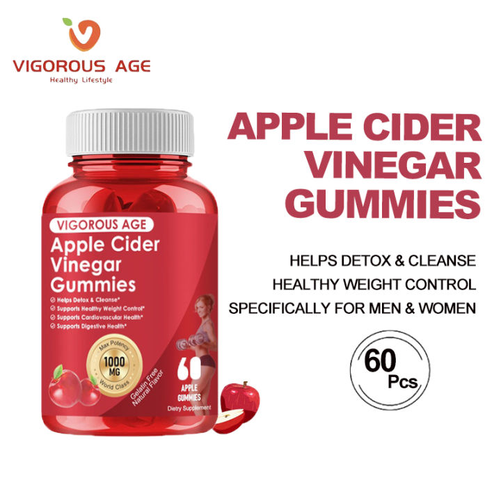 Vigorous Age Apple Cider Vinegar Gummies Weight Control Sports Gummy Increase Fat Burning Rate