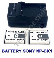 NP-BK1  NP-FK1  BK1  FK1 แบตเตอรี่  แท่นชาร์จ  แบตเตอรี่พร้อมแท่นชาร์จสำหรับกล้องโซนี่ Battery  Charger  Battery and Charger For Sony DSC-S750, DSC-S780, DSC-S950, DSC-980, DSC-W180, DSC W190, MHS-PM1, MHS-PM1V, MHS-PM5, MHS-CM5 BY TERB TOE SHOP