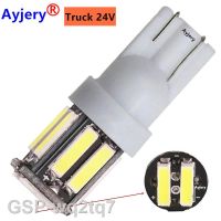 2023 Junayjery 24V รถบรรทุก4-20ชิ้น T10 194 168 W5W หลอดไฟ7014 10 SMD 7020ไฟส่องกว้างกวาดล้างป้ายทะเบียนรถ