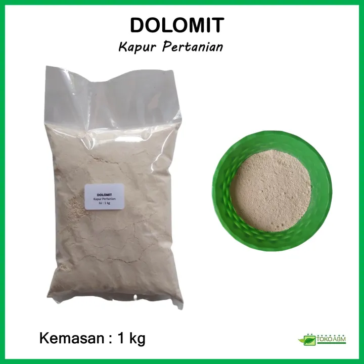 Pupuk Dolomit Kapur Pertanian Kemasan Repack 1 Kg Lazada Indonesia