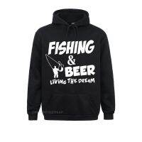 Men Harajuku Hoodies Fishings Match Sporter Flying Fresh Funny Fishinger Beer Fish Living The Dream Fisherman Jacket Clothes Size XS-4XL