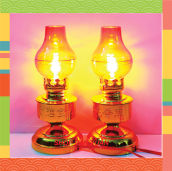 Đèn thờ cúng kiểu đèn dầu cao 20cm, siêu bền tiết kiệm năng lượng
