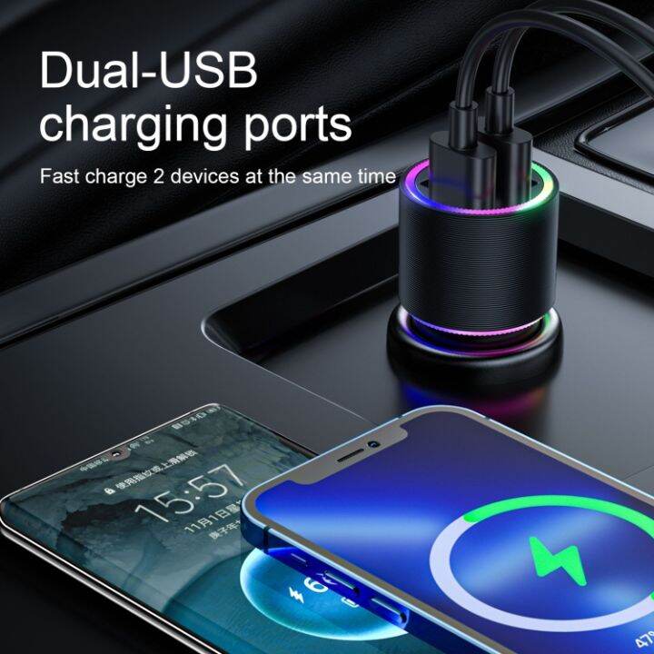 joyroom-jr-cl10-4-8a-ชาร์จไฟในรถ-2-usb-car-charger