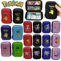 2023 Pokemon Pikachu Game Cards 60 Capacity Cards Holder Album Hard Case Card Holder Book Holder Earphone Storage Box toy Gifts